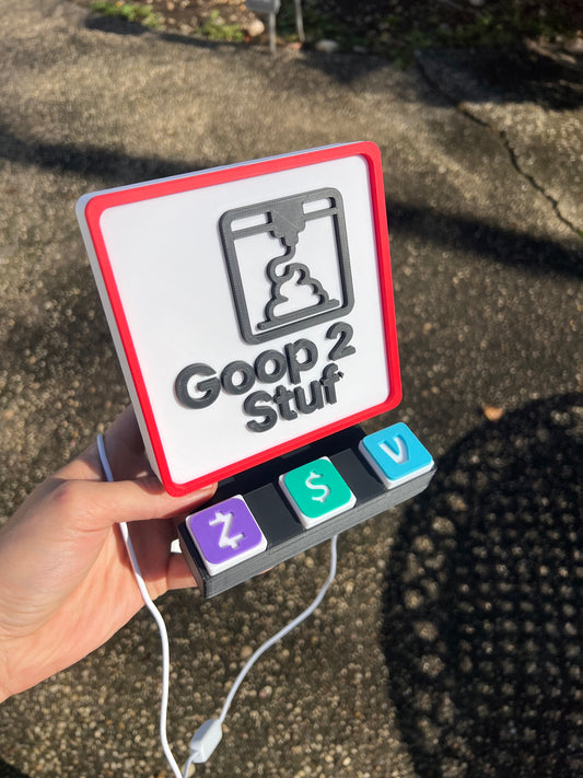 Custom Logo NFC Stand (optional light, magnets and wall hanger)